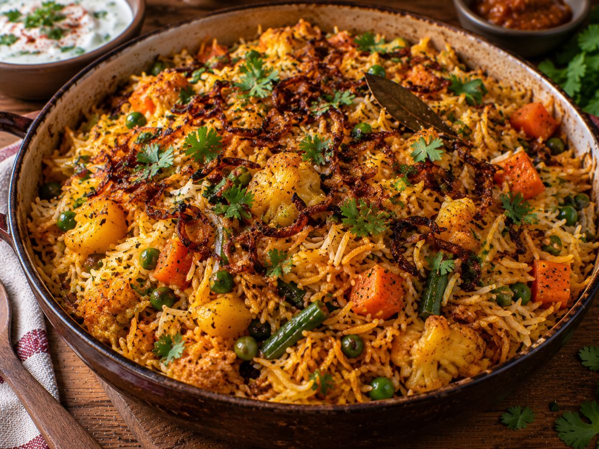 Vegetable biryani