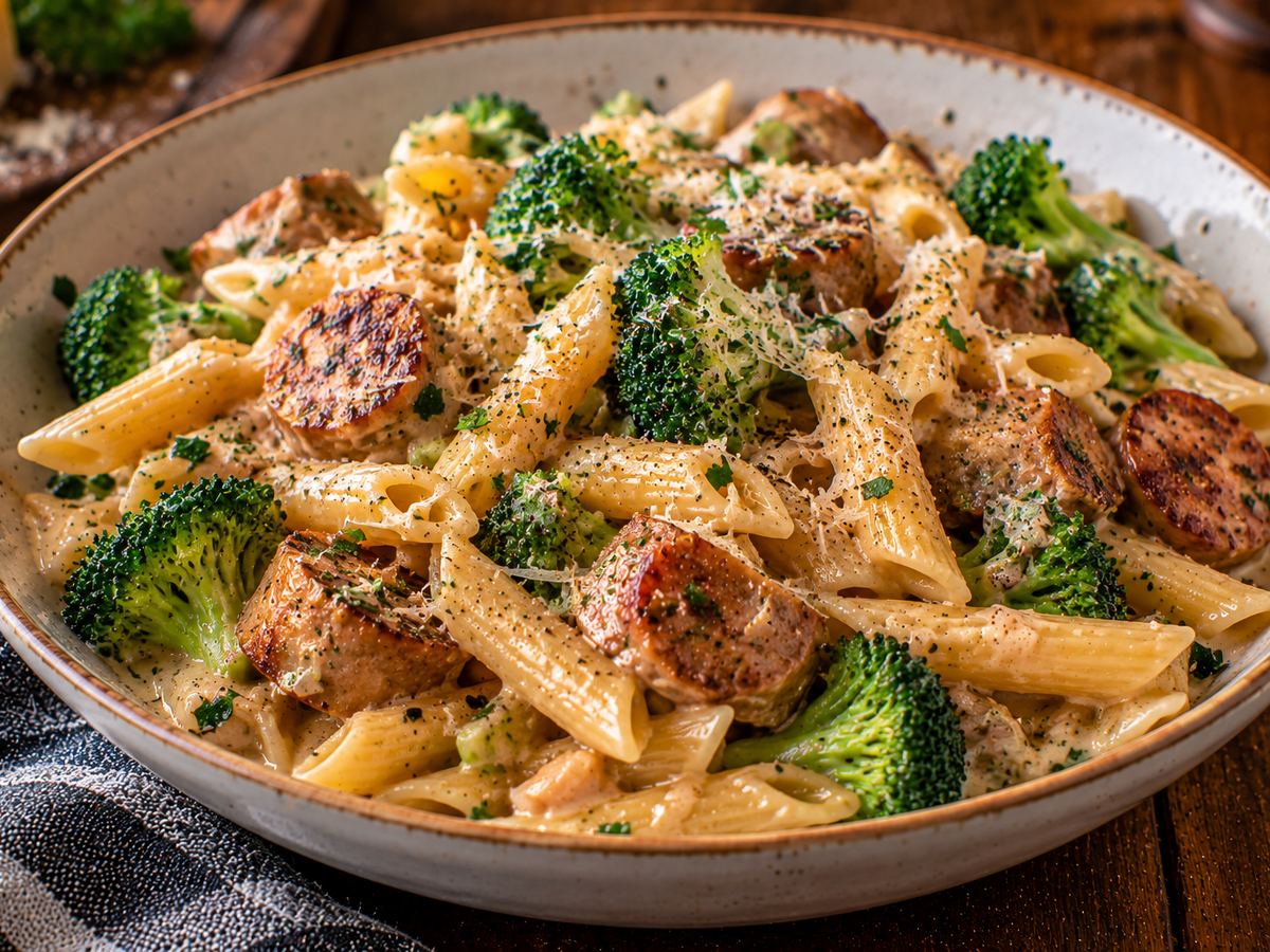 Sausage & broccoli pasta