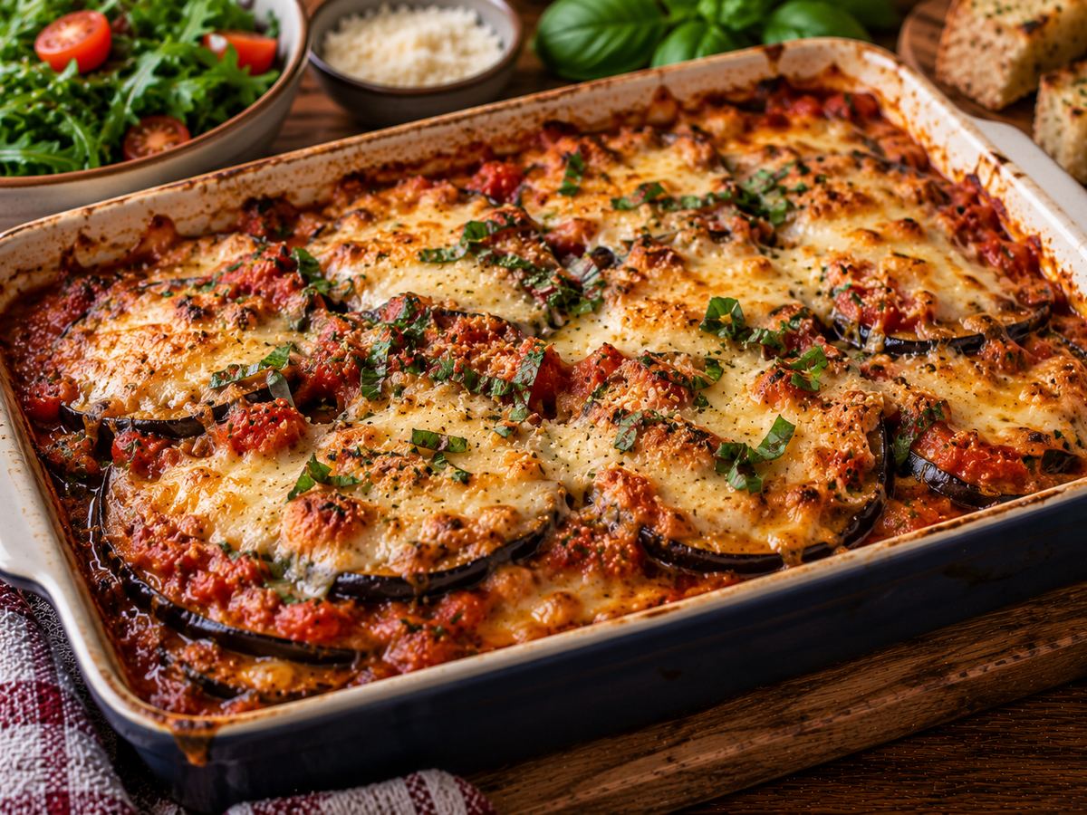 Aubergine parmigiana