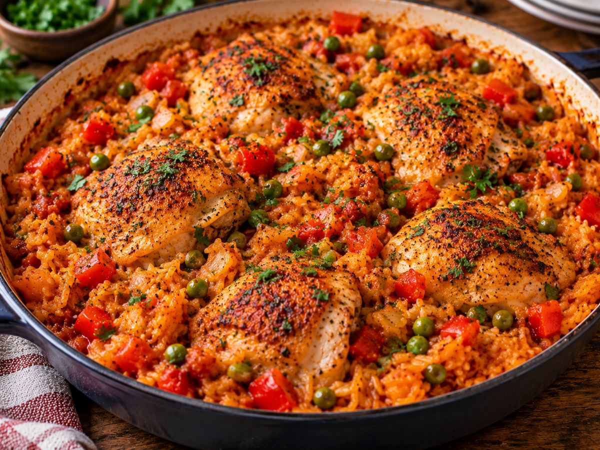 Spanish chicken & rice
