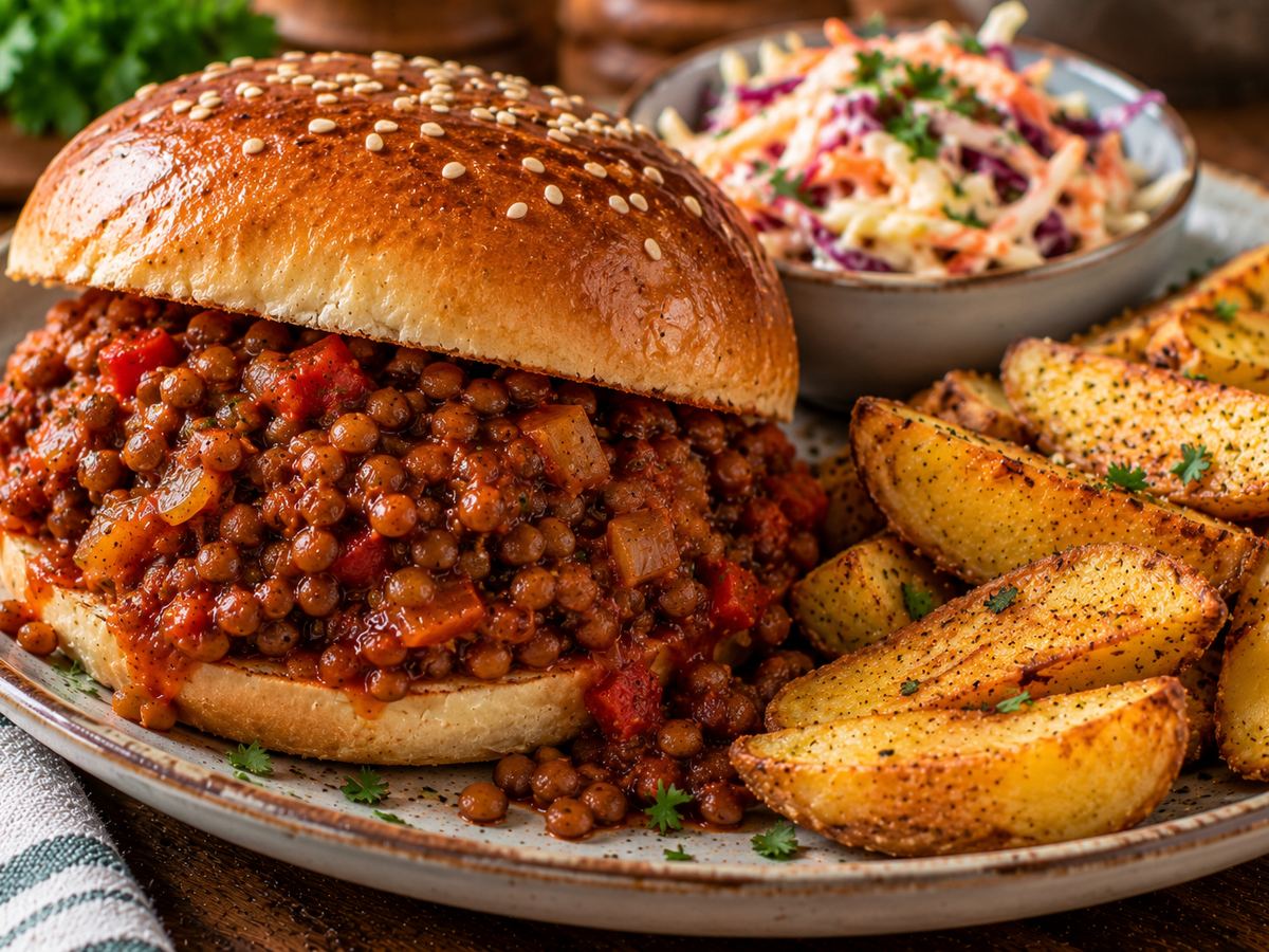 Lentil sloppy joes