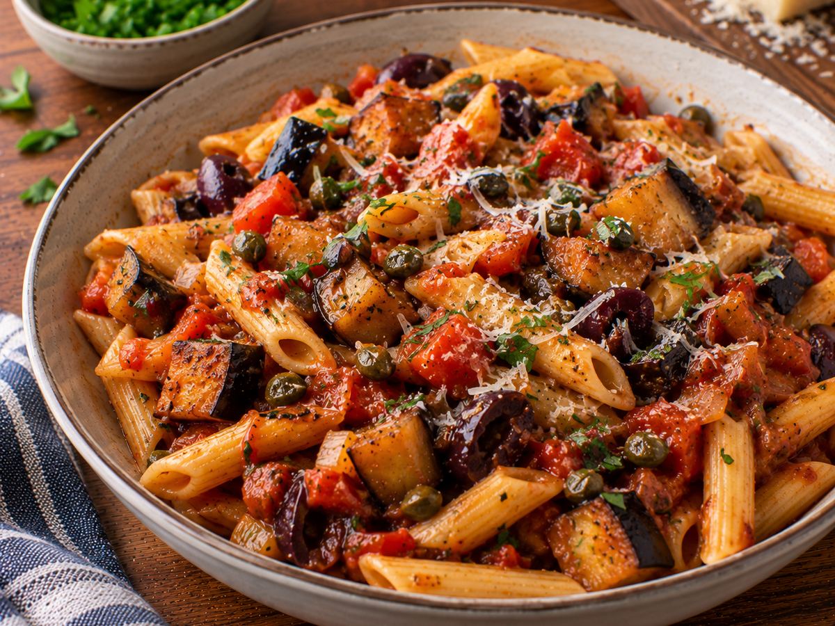 Caponata pasta