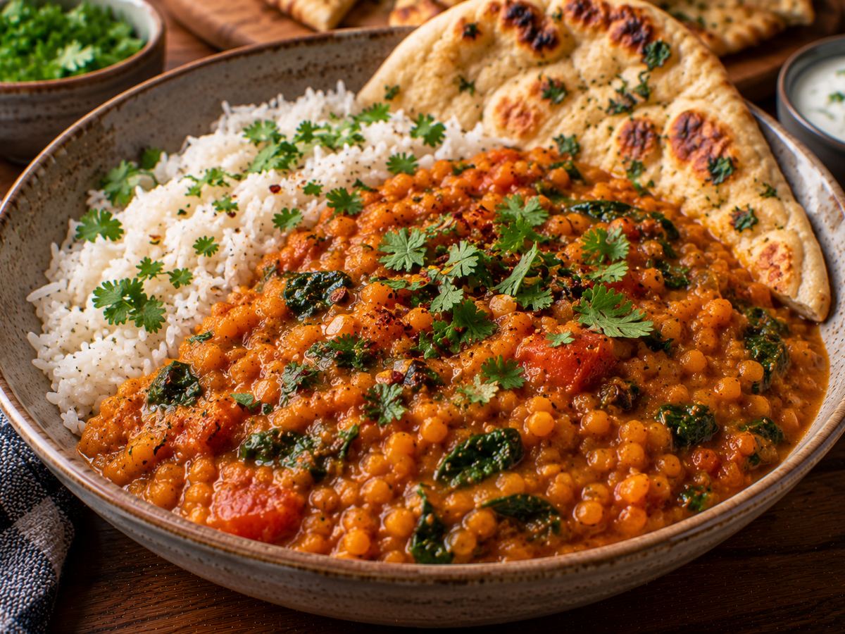 Red lentil dahl