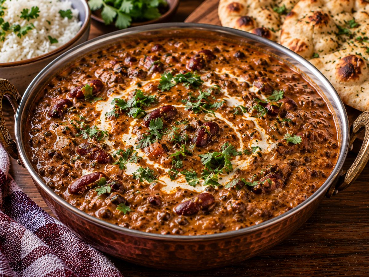Dal makhani-style lentils & beans