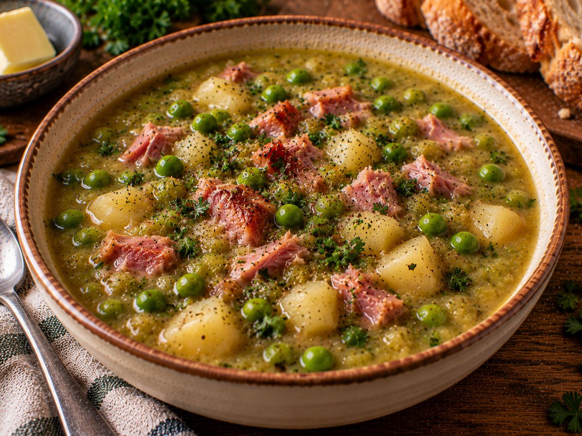 Pea & ham soup